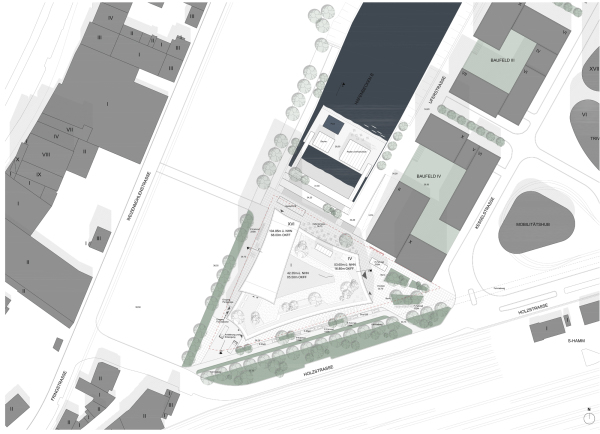 1. Preis: Cobe (Kopenhagen), Lageplan