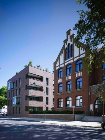 In der 2005 von seinem Bro gebauten Wohnanlage Lanker Hof in Dsseldorf wohnte Wolfgang Dring zuletzt.