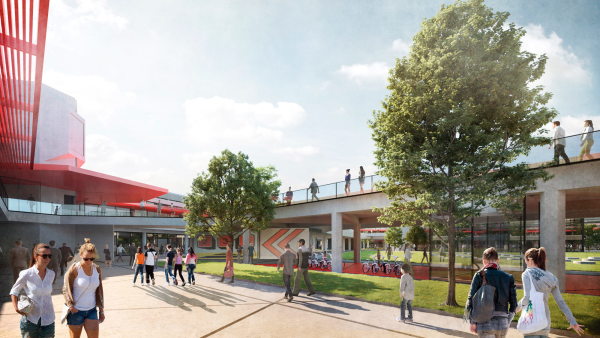 Umbauplanung von gmp fr Flughafen Berlin-Tegel