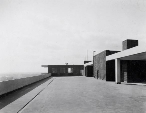 Das Flachdach des Victoria Nurses Home