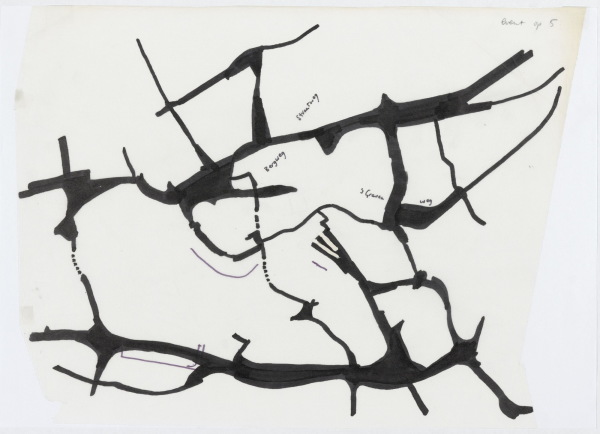 Frits Palmboom: Rotterdam Urbanised Landscape. Studie zur Verkehrsstruktur der Stadt aus dem Jahr 1987.