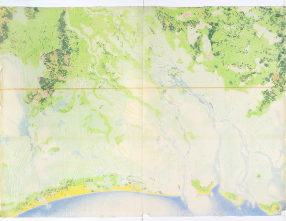 Pjotr Gonggrijp: Verschiedene Landschaftstypen in der niederlndischen Deltaregion, 1969.