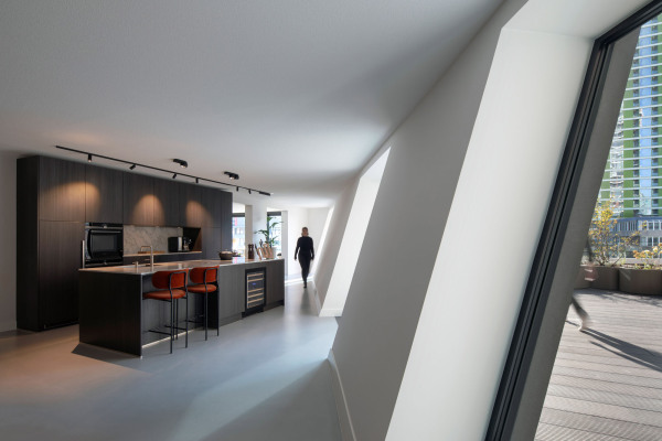 Terrassenhochhaus von Barcode Architects in Rotterdam