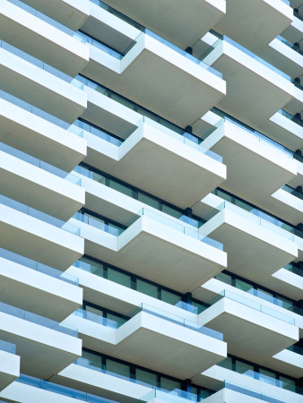 Terrassenhochhaus von Barcode Architects in Rotterdam