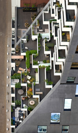 Terrassenhochhaus von Barcode Architects in Rotterdam