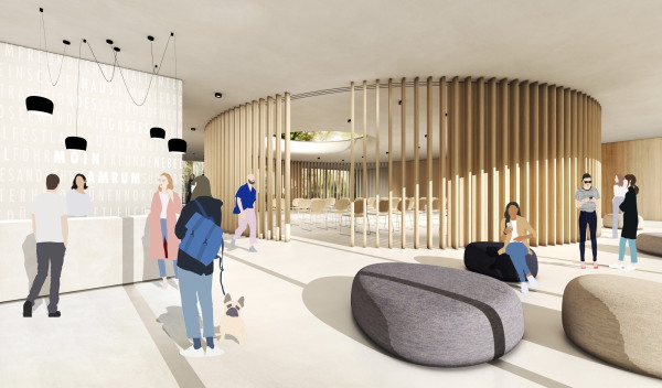 1. Preis: Daniel Zajsek Architekt mit Gert Lübs Landschaftsarchitekt