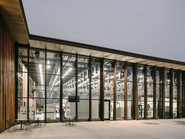 Prsentations- und Produktionszentrum in Chicago (Architektur: Barkow Leibinger, Berlin)