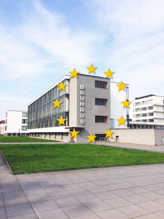 Als Vorbild eines knftigen Gestaltungslabors fungiert das von Walter Gropius gegrndete Bauhaus, hier das Schulgebude in Dessau-Rosslau. Foto : Alexey Silichev / Wikimedia / CC BY-SA 4.0