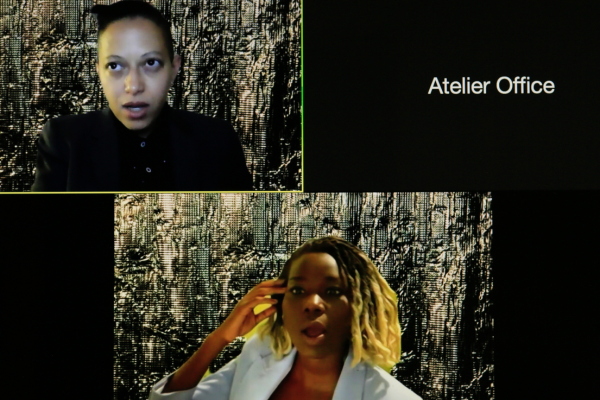 Amina Blacksher und Mitch McEwen von Atelier Office bersetzen hochkomplexe analoge Informationen ins Digitale und fordern, dass etablierte Sichweisen aufgelst werden.