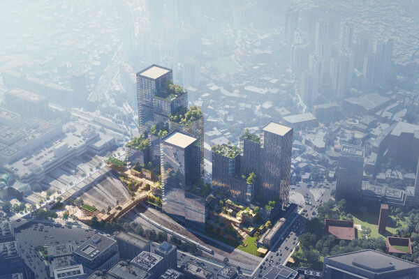 Henning Larsen planen Hochhauskomplex in Seoul