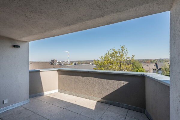 Ausblick von der Dachterrasse