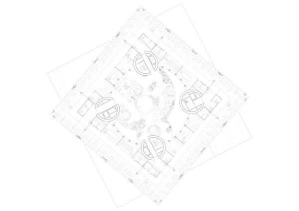 2. Preis (1. Preis Ideenteil): Kim Nalleweg Architekten (Berlin), capattistaubach urbane landschaften (Berlin) Ebene 02