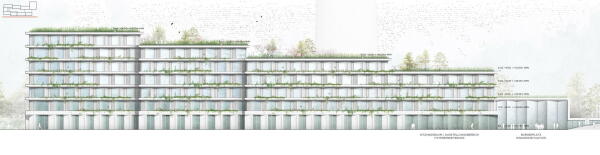 4. Preis (4. Preis Ideenteil): Lorber Paul Architekten (Kln), Club L94 Landschaftsarchitekten (Kln) Ansicht Brgerpark