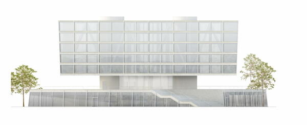 2. Preis (1. Preis Ideenteil): Kim Nalleweg Architekten (Berlin), capattistaubach urbane landschaften (Berlin) Ansicht S�d