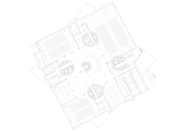 2. Preis (1. Preis Ideenteil): Kim Nalleweg Architekten (Berlin), capattistaubach urbane landschaften (Berlin) Ebene 0