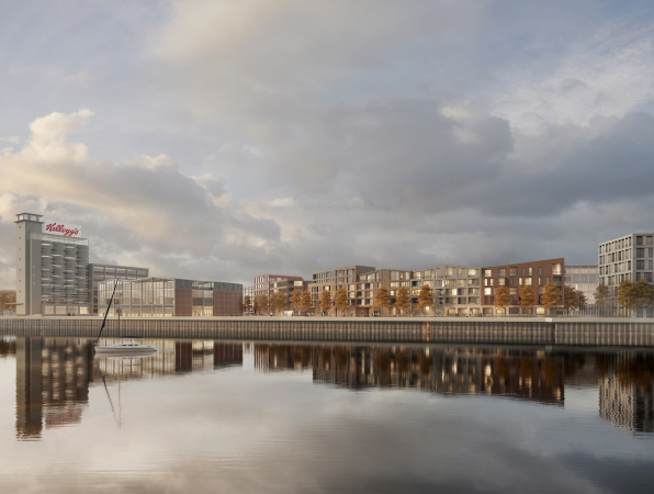 2. Preis Stephanibogen: Hilmes Lamprecht Architekten mit Horeis+Blatt Landschaftsarchitekten (beide Bremen)