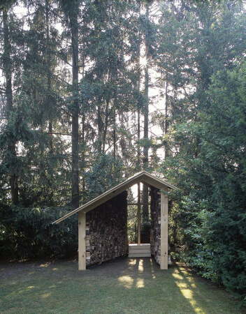 Der Pavillon Wooden Hut in Leonberg (2013).