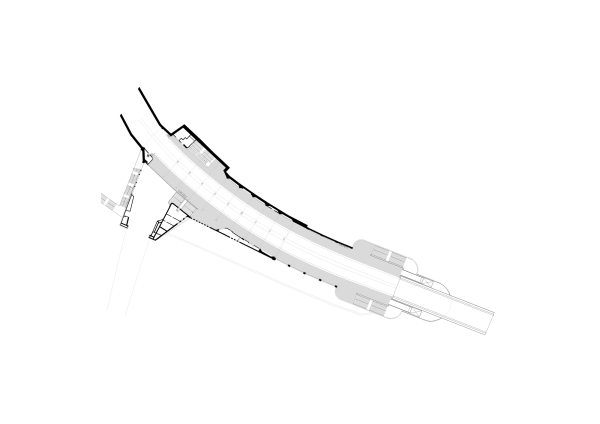 Grundriss Bahnsteigebene