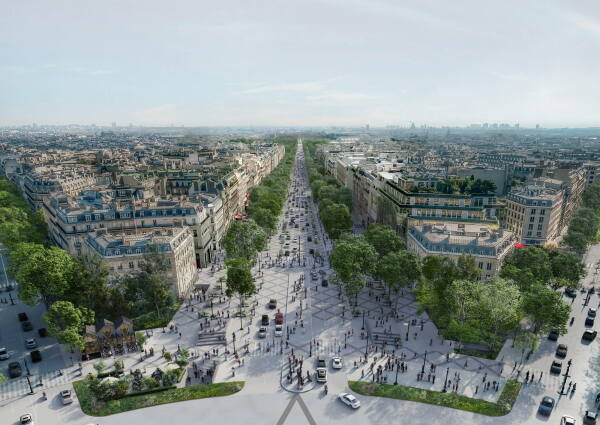 PCA-Stream planen Umgestaltung der Champs-lyses in Paris