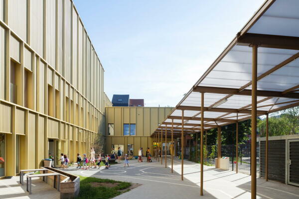 Schule von OSK-AR architecten und B612associates in Brüssel
