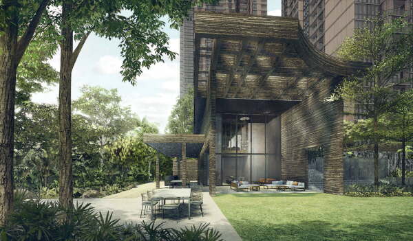 Wohnhochhuser von ADDP fr Singapur