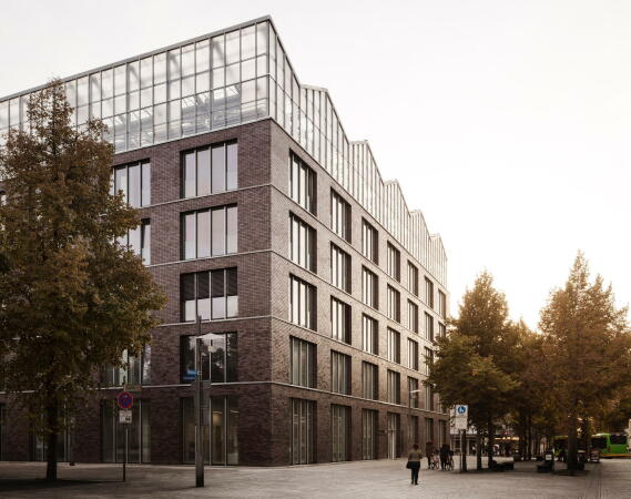 Gold in der Kategorie Energie: Gebudeintegriertes Dachgewchshaus und Verwaltungsgebude am Altmarkt in Oberhausen von Kuehn Malvezzi Architects (Berlin)