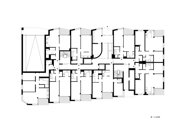 Grundriss Erdgeschoss des Hauses C4 mit Mietwohnungen