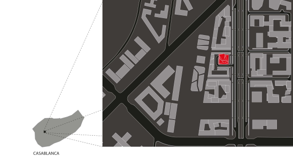 Brohochhaus in Casablanca von Morphosis