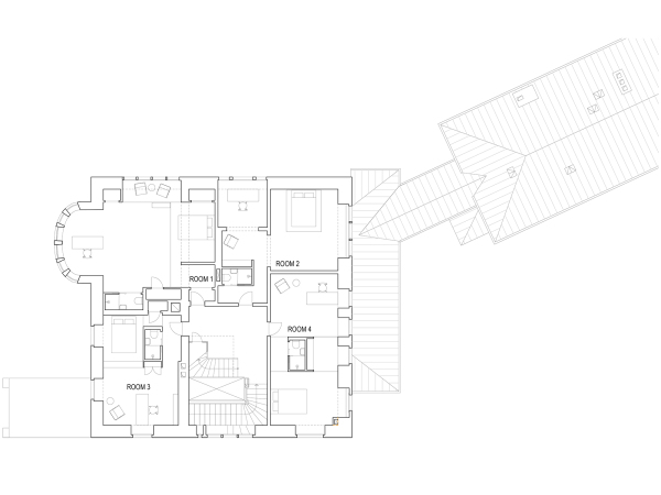 Plan des Haupthauses