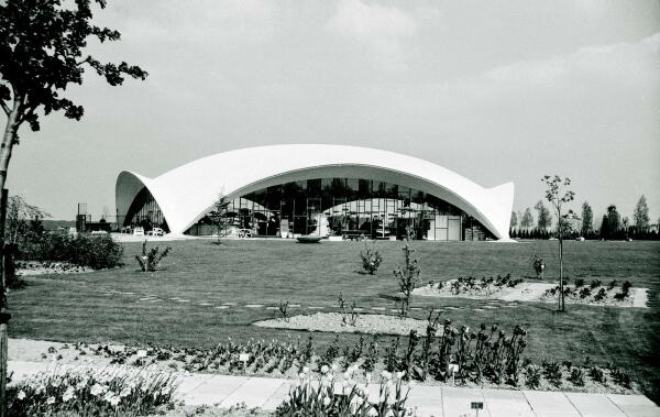 Ausstellungszentrum Florélites L. Clause in Plaisir, 1966. Heinz Isler