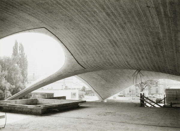 Feuerlöscherfabrik Sicli in Genf, 1969_Rohbau. Heinz Isler