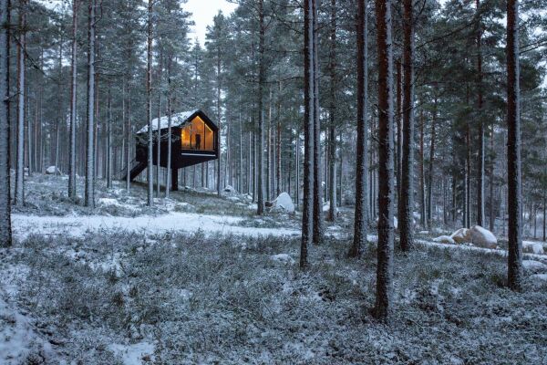 Holzhtte in Finnland von Studio Puisto