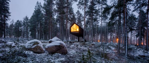 Holzhtte in Finnland von Studio Puisto