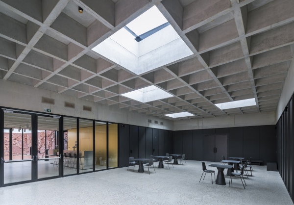 Alle neuen Betonbauteile bestehen aus Circular Concrete aus rezyklierten Abfallstoffen