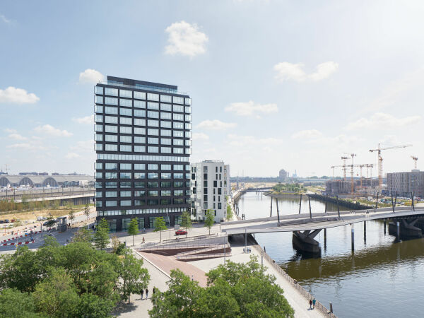 B�roturm in Hamburg von Delugan Meissl