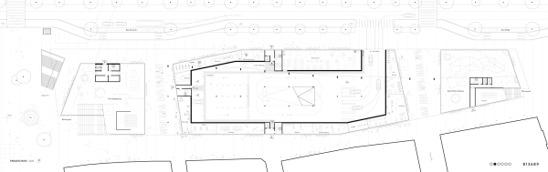 2. Preis: Werk Arkitekter (Kopenhagen), Grundriss Erdgeschoss