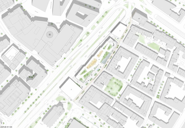 1. Rundgang: Kadawittfeldarchitektur (Aachen), Lageplan