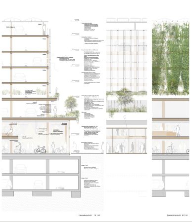 1. Preis: haascookzemmrich Studio2050 (Stuttgart), Fassadendetail