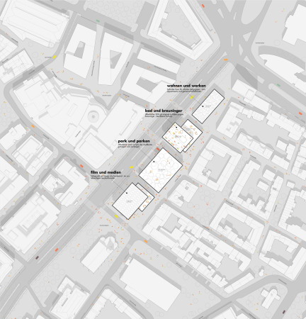 2. Rundgang: Querkraft Architekten ZT (Wien), Lageplan