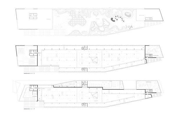2. Preis: Werk Arkitekter (Kopenhagen), Grundrisse Obergeschosse
