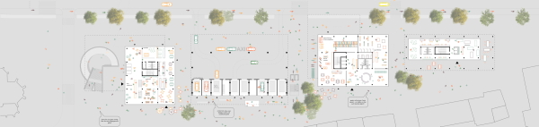 2. Rundgang: Querkraft Architekten ZT (Wien) , Grundriss Erdgeschoss