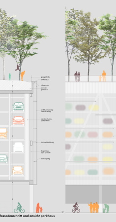 2. Rundgang: Querkraft Architekten ZT (Wien), Fassadendetail