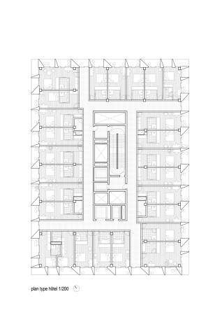 Grundriss Hotelgeschoss