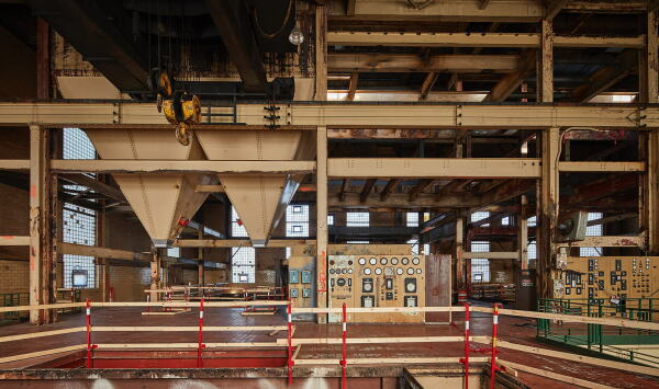 Aufname vor dem Umbau des Kraftwerks