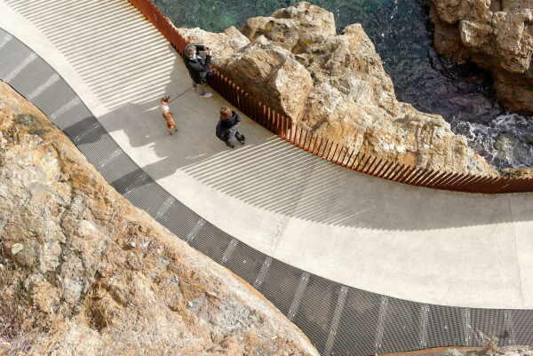 K�stenpromenade in Bastia von Dietmar Feichtinger Architectes
