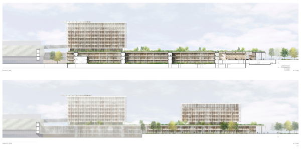 3. Preis: Ludes - Architekten Ingenieure (M�nchen) mit Wanker und Fischer Landschaftsarchitekten und Stadtplaner (Eching), Ansichten
