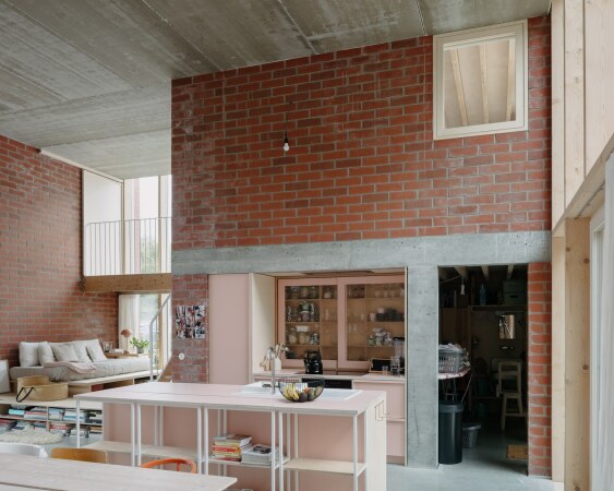 Wohnhaus in Mechelen von BLAF Architecten