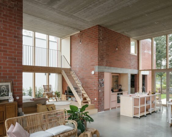Wohnhaus in Mechelen von BLAF Architecten