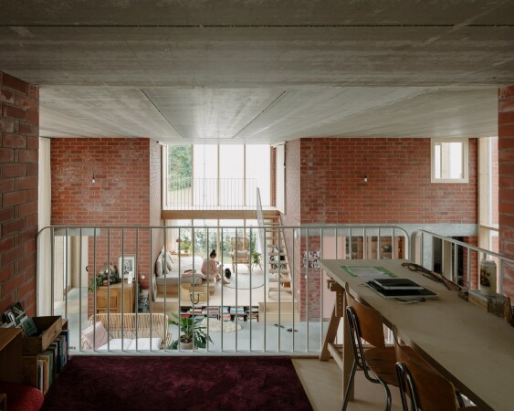 Wohnhaus in Mechelen von BLAF Architecten