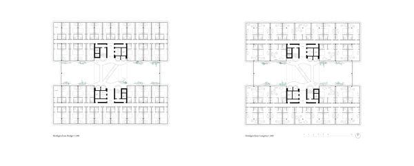 2. Preis Hochbau: pool Architekten, Grundrisse OG